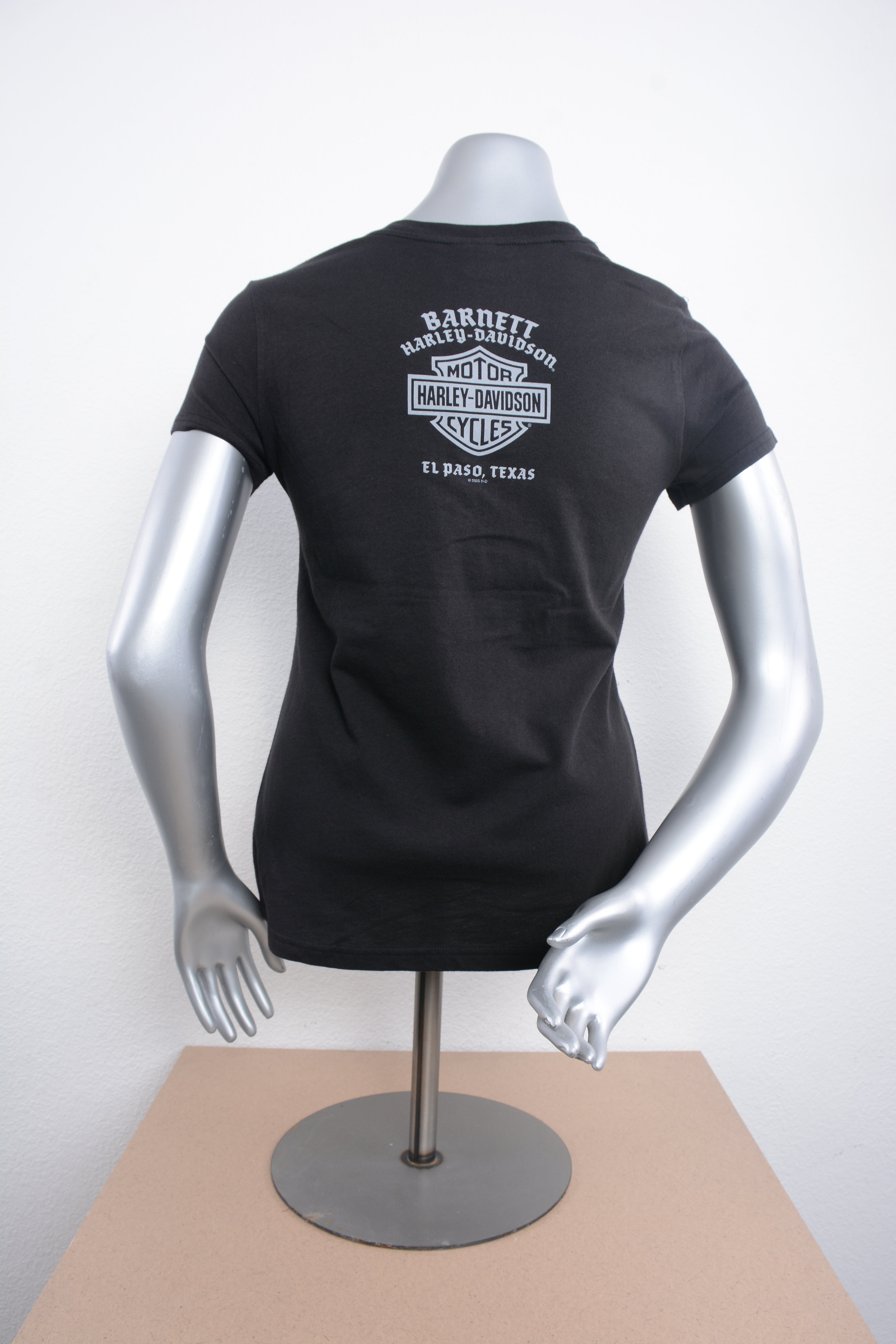 Licensed Product SKULL WING DOWN BLACK WMS VNK T