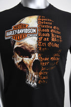 Licensed Product Mens Split Skull B&S Black Short Sleeve T-Shirt