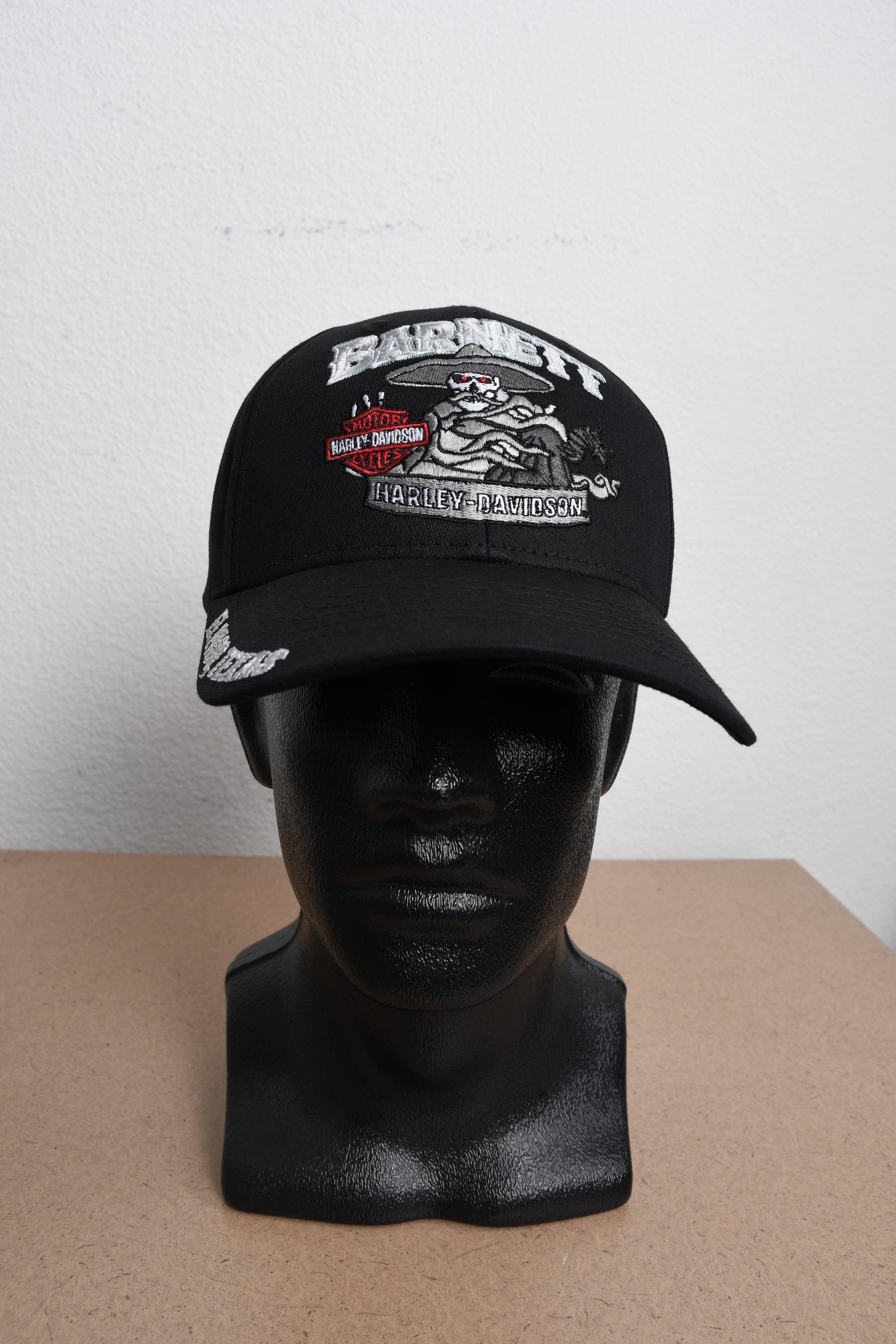 Licensed Product Mens Muerte Skull Barnett Custom Black Cotton Baseball Cap