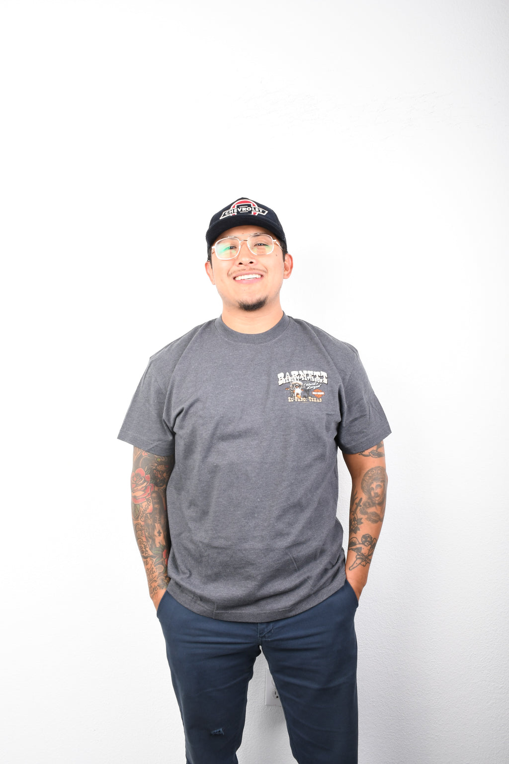 Licensed Product Men's Mexican Bandit Mini Crest Front Orange Ink Charcoal Short Sleeve T-Shirt