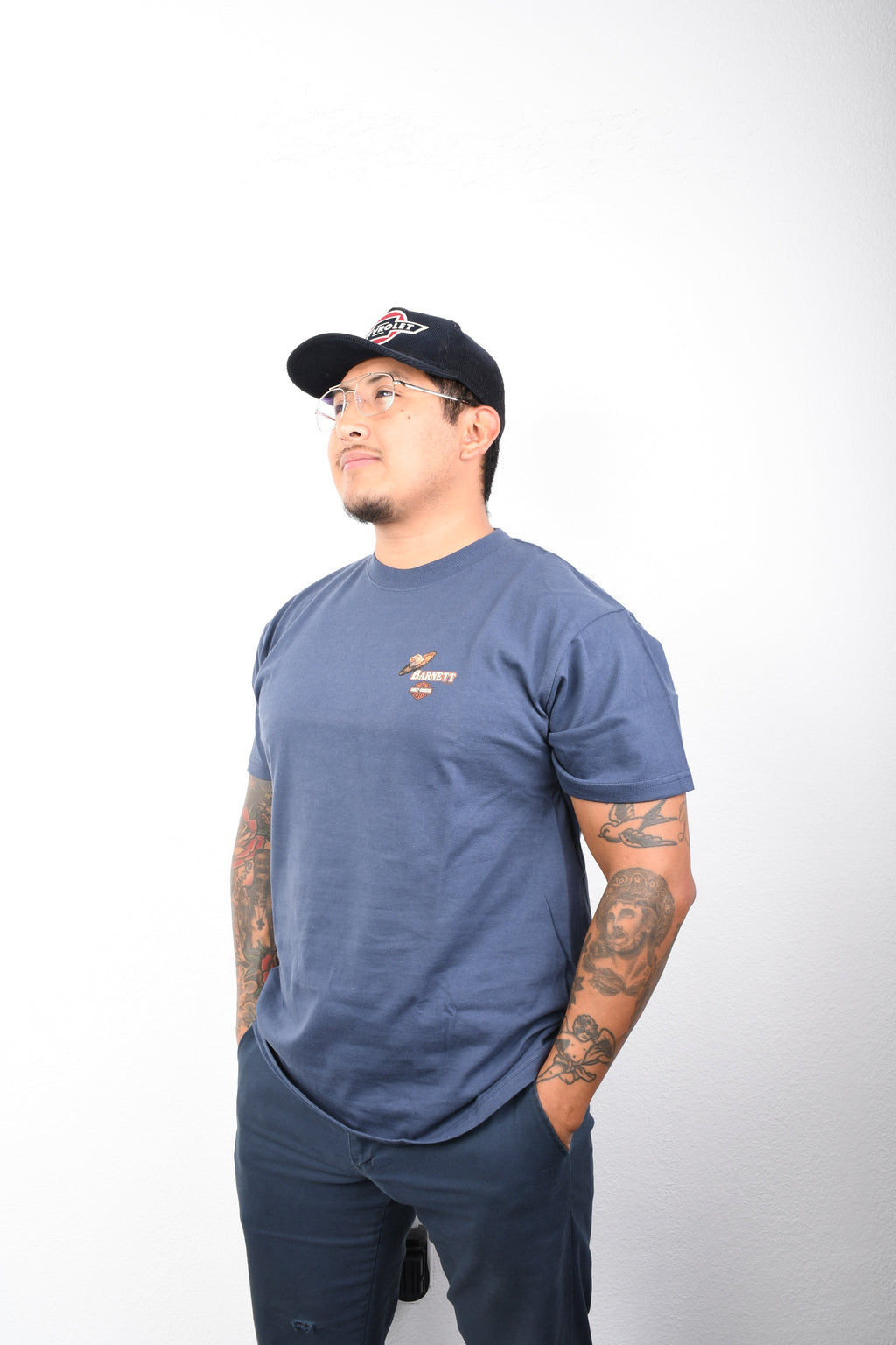 Licensed Product Men's Mamacita Mini Crest Front Navy Short Sleeve T-Shirt