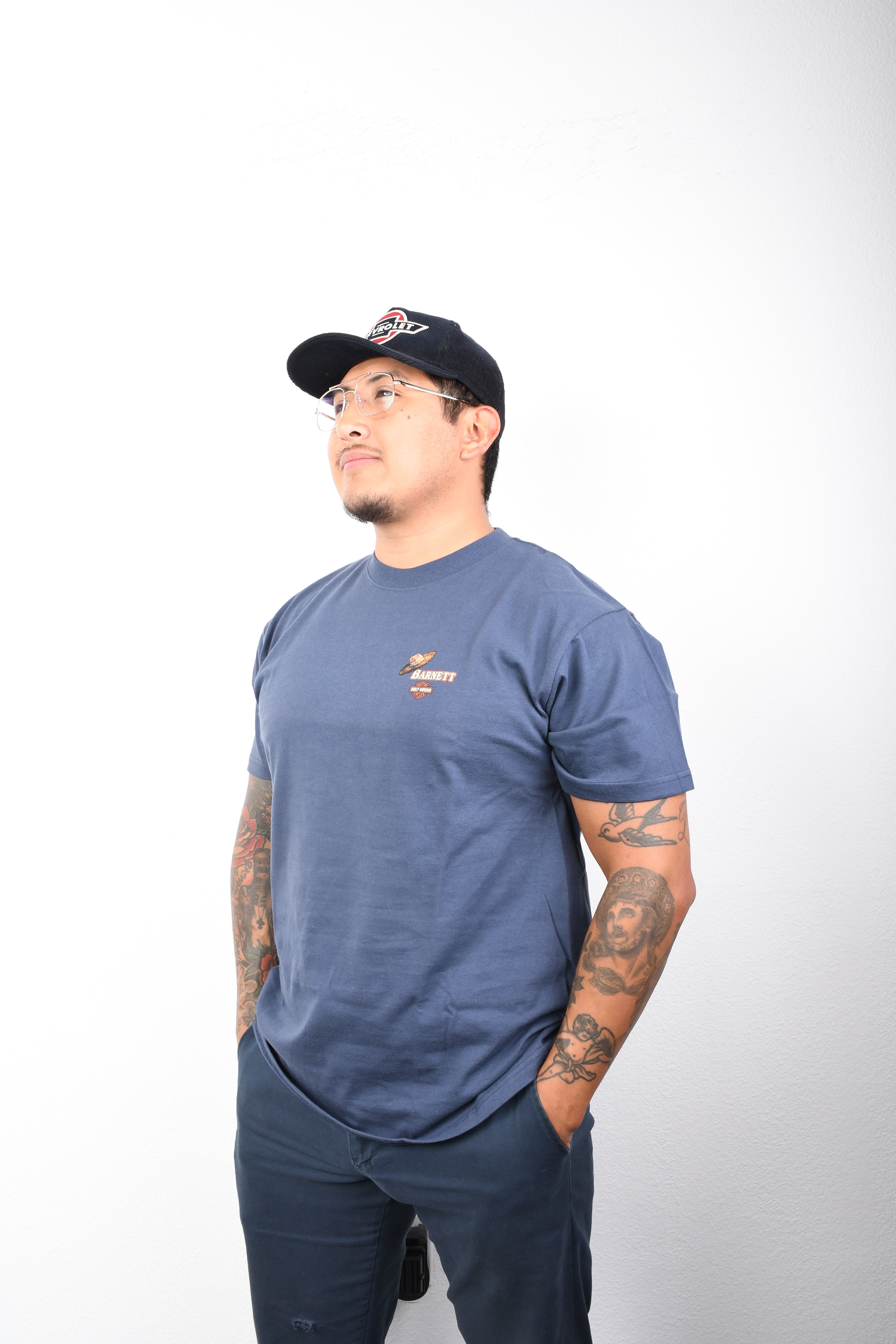 Licensed Product Men's Mamacita Mini Crest Front Navy Short Sleeve T-Shirt