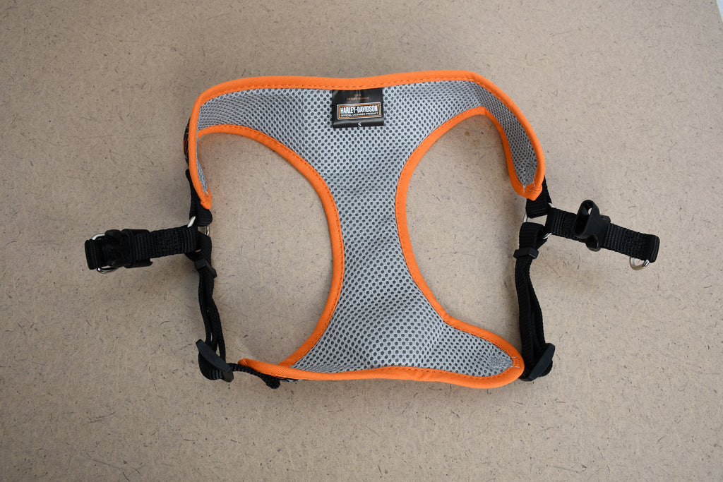 Licensed Product Fashion Mesh Orange Adjustable Pet Harness