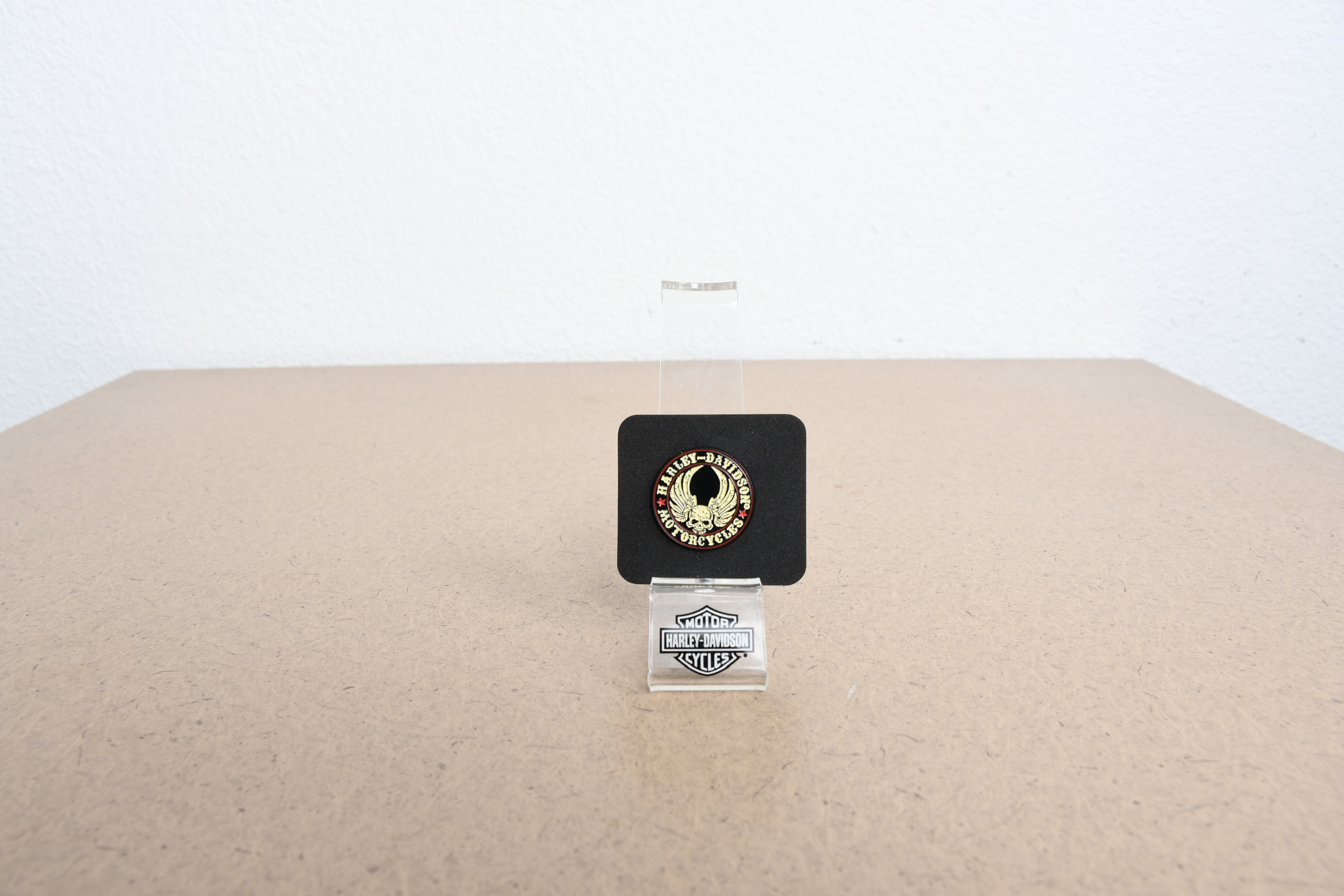 Licensed Product Winged Skull 1" Pin Main image