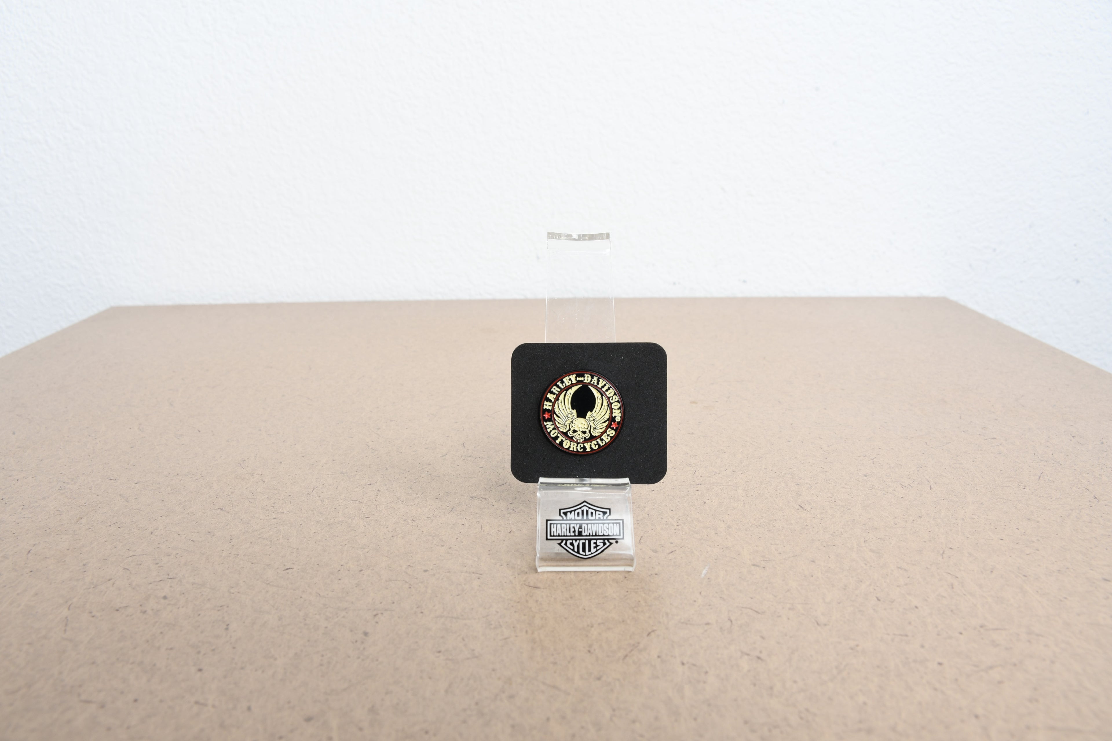 Licensed Product Winged Skull 1" Pin