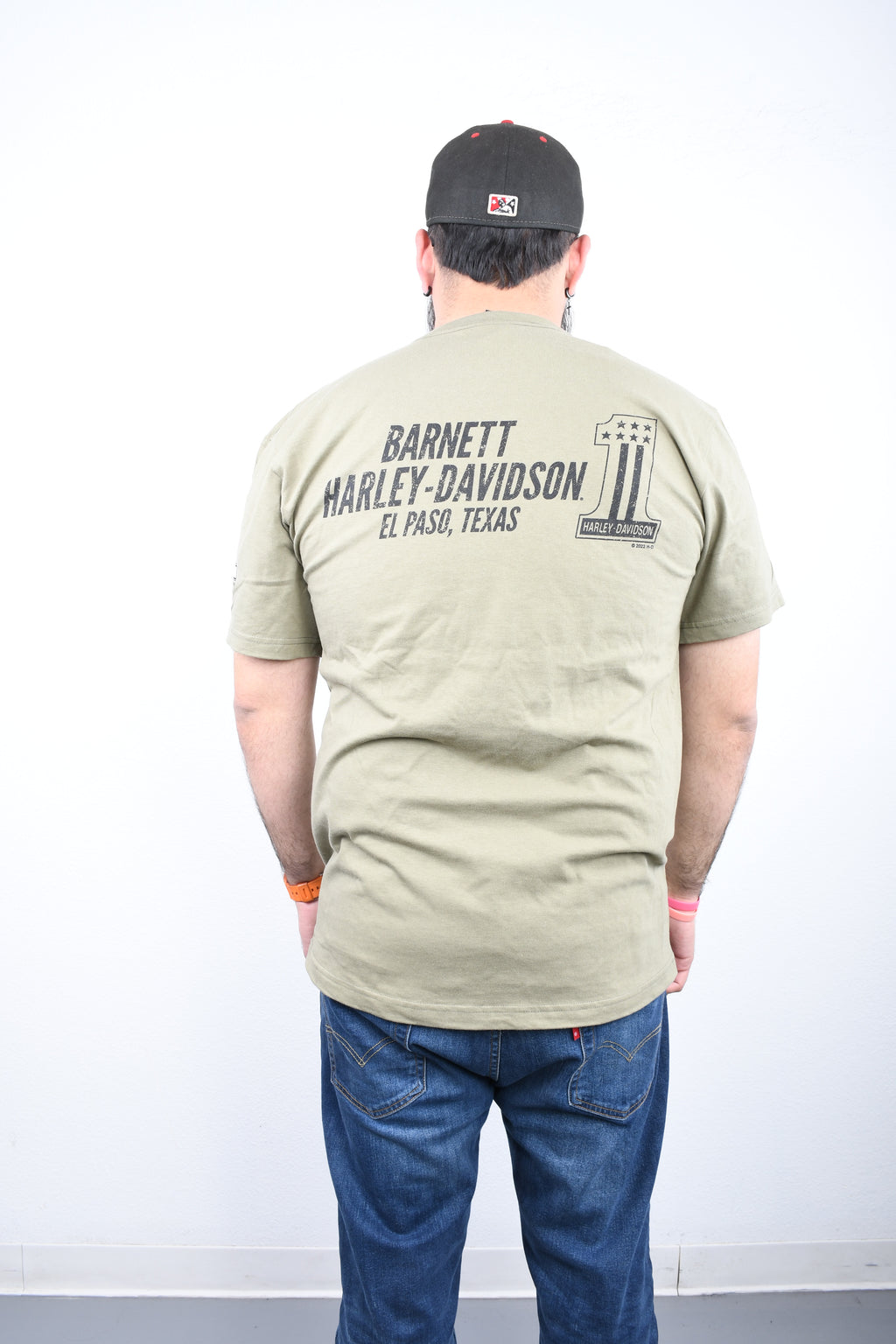 Licensed Product Men's Patriot WL Motorcycle Green Short Sleeve T-Shirt