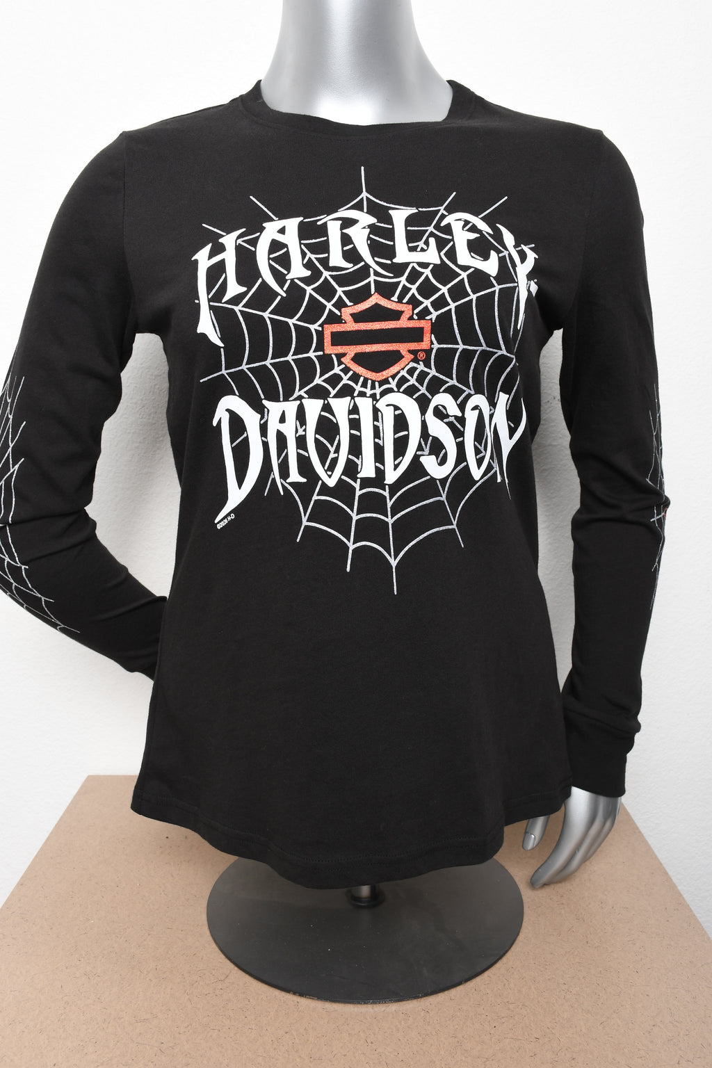 Licensed Product GLITTER WEB WMS LS T BLK