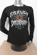 Licensed Product GLITTER WEB WMS LS T BLK