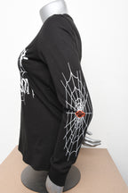 Licensed Product GLITTER WEB WMS LS T BLK