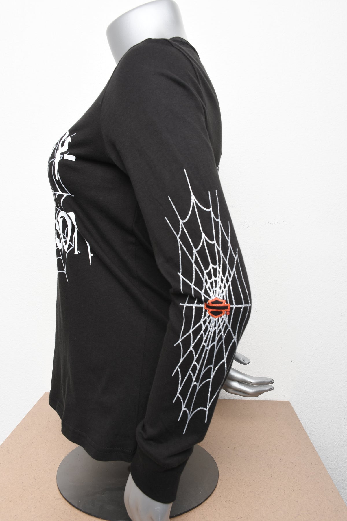 Licensed Product GLITTER WEB WMS LS T BLK