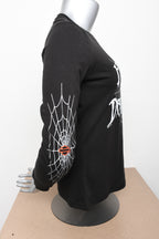 Licensed Product GLITTER WEB WMS LS T BLK