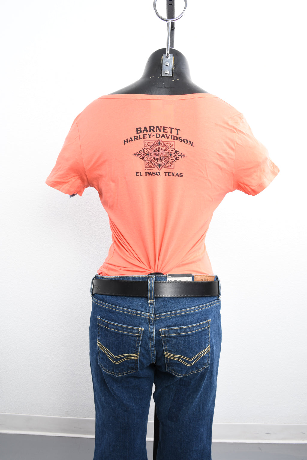 Licensed Product Women's Oiled Patina V-Notch Neck Pink Short Sleeve T-Shirt