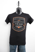 Licensed Product Men's Defend Winged B&S Black Short Sleeve T-Shirt