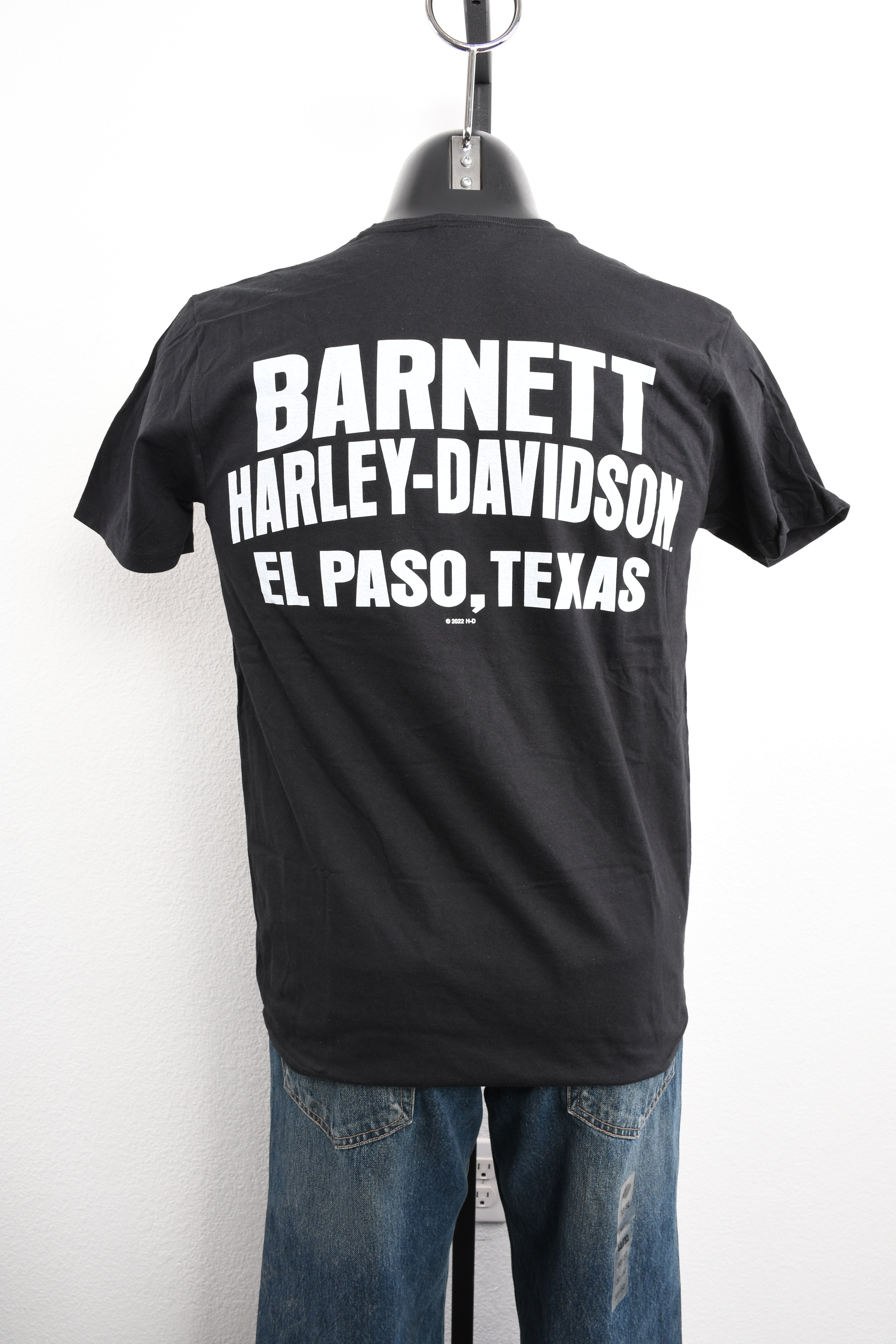 Licensed Product Men's Long Logo Grey Trademark B&S Black Short Sleeve T-Shirt