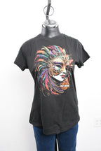 Licensed Product PARTY MASK WMS T CUSTOM BLACK