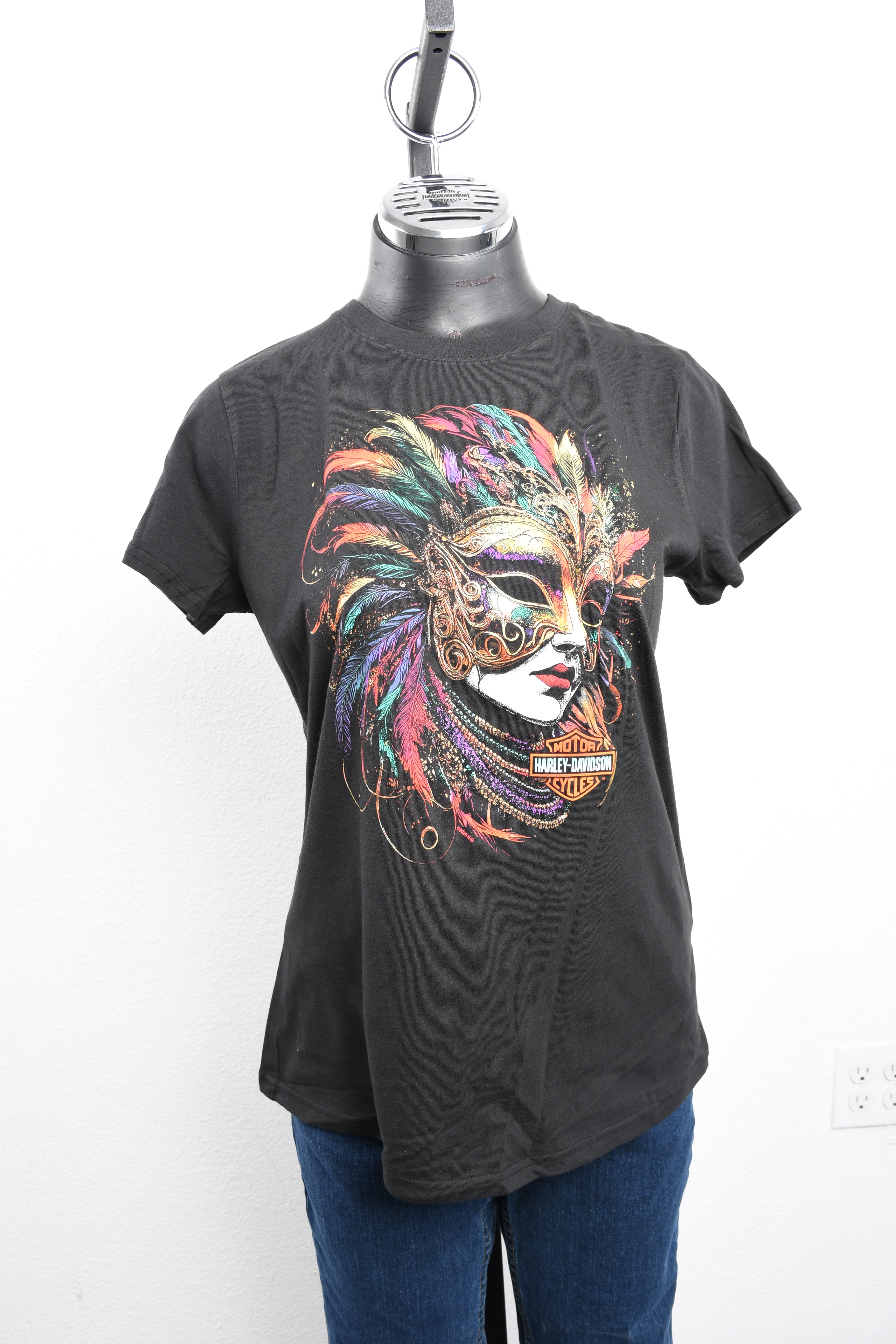 Licensed Product PARTY MASK WMS T CUSTOM BLACK