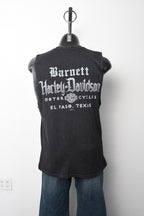 Licensed Product Mens Willie G Stress II Mineral Wash Black Sleeveless Muscle T-Shirt