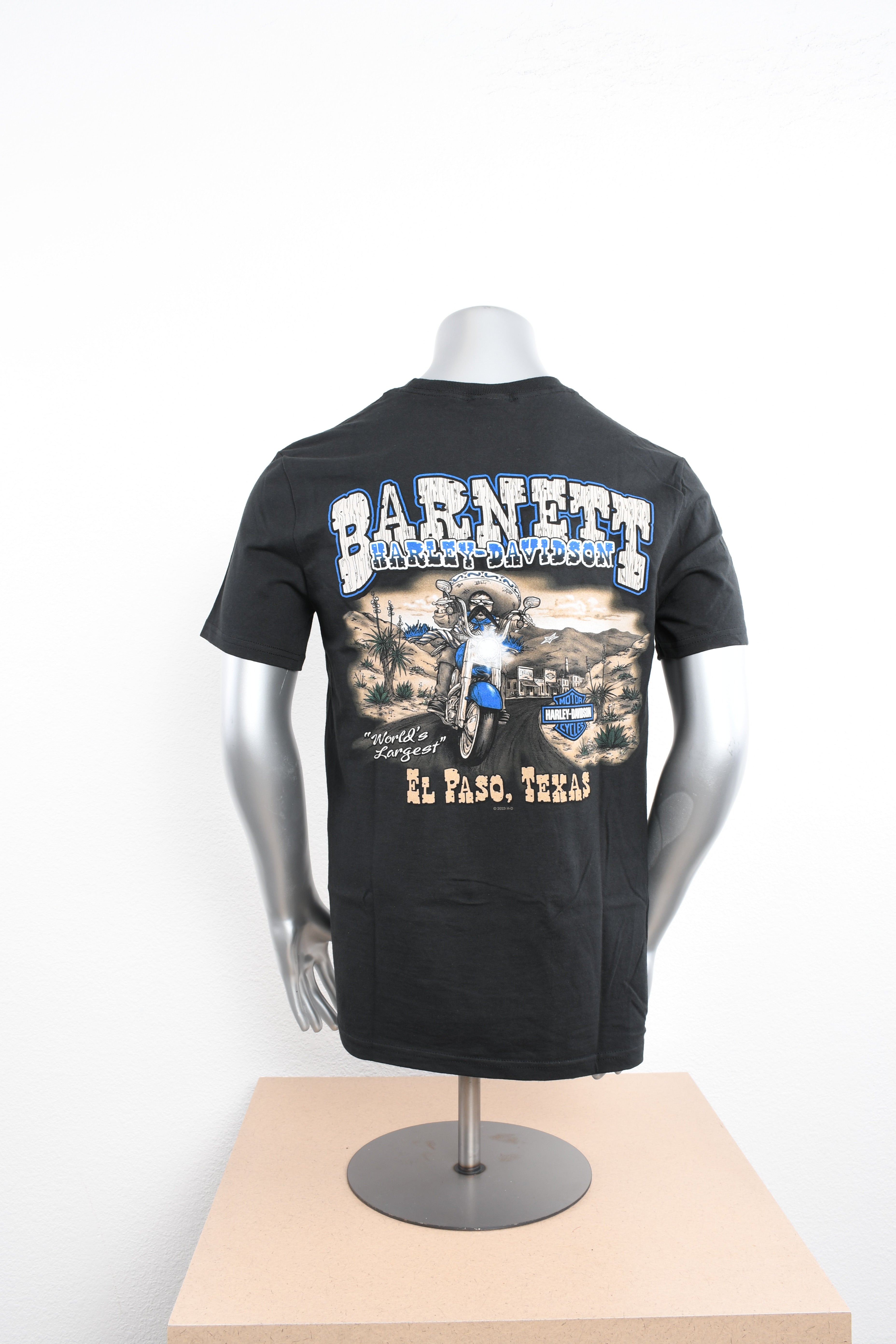 Licensed Product Mens Mexican Bandit Mini Crest Front Navy Ink Black Short Sleeve T-Shirt