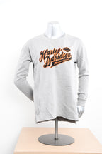 Licensed Product Womens Sporty Pullover Grey Long Sleeve Sweatshirt