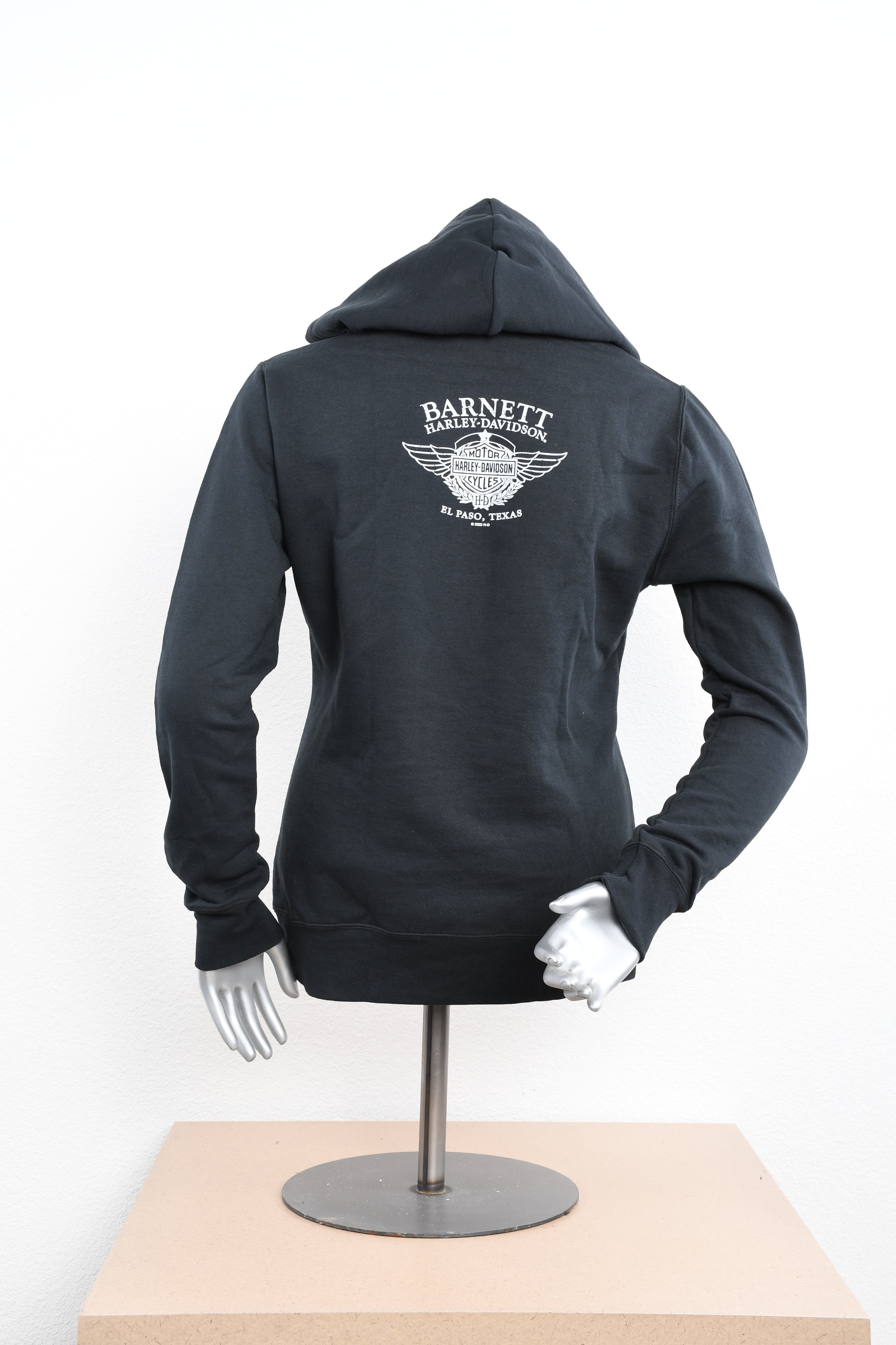 Licensed Product Womens Classic Name Pullover Black Long Sleeve Hoodie