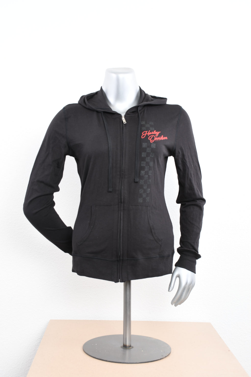 Licensed Product Womens Zip Name II Black Swt