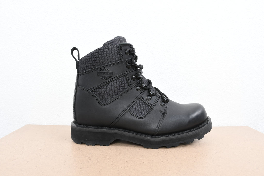 Licensed Product Mens Boxbury Black Leather Mid Cut Boot