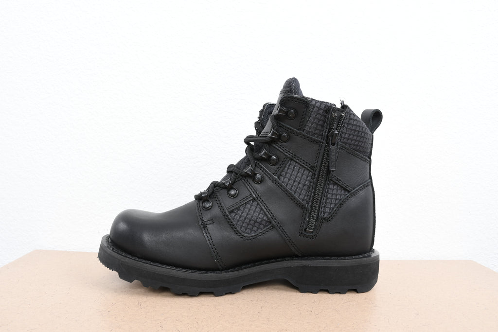 Licensed Product Mens Boxbury Black Leather Mid Cut Boot
