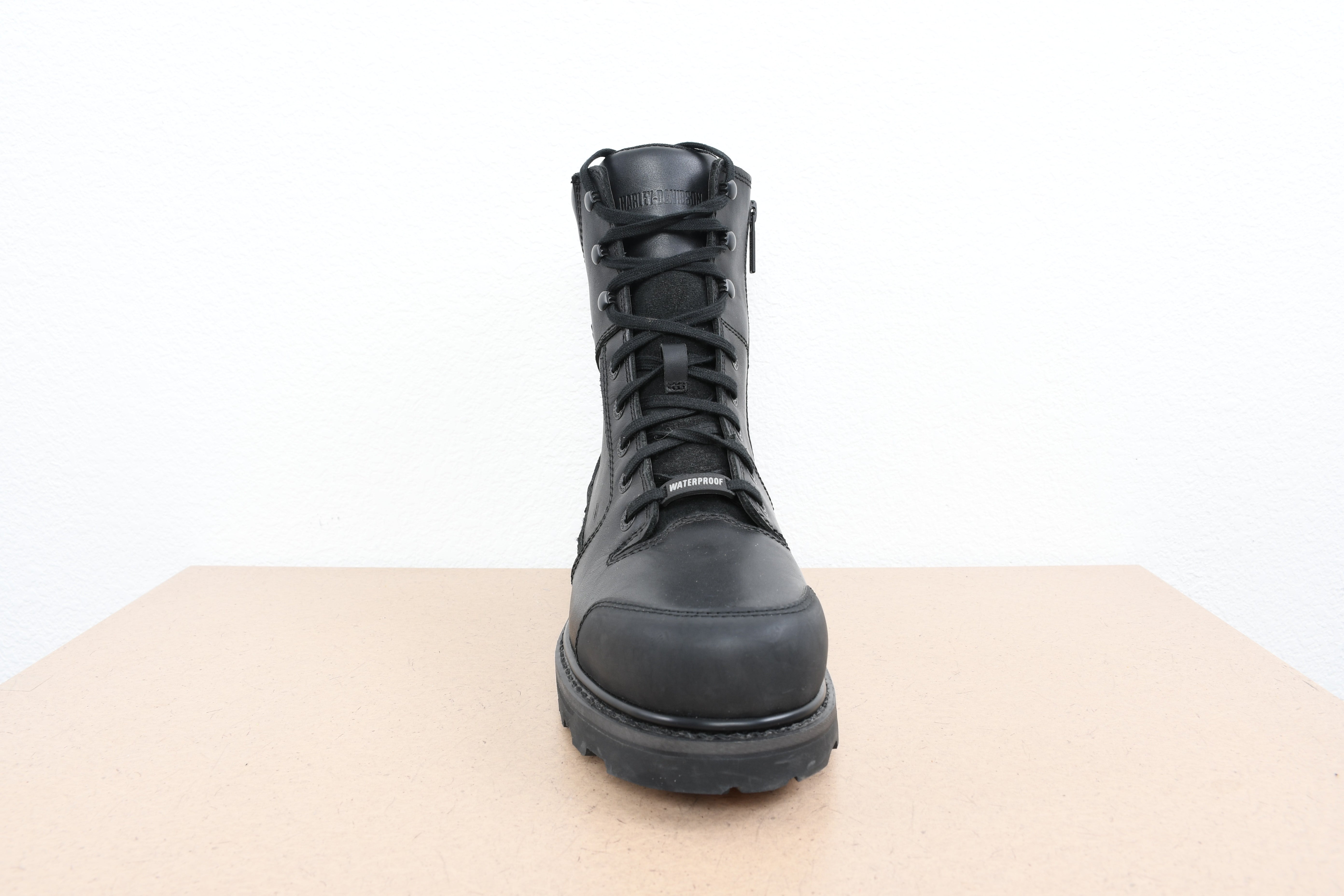 Licensed Product Mens Brockman Waterproof Black Leather Mid Cut