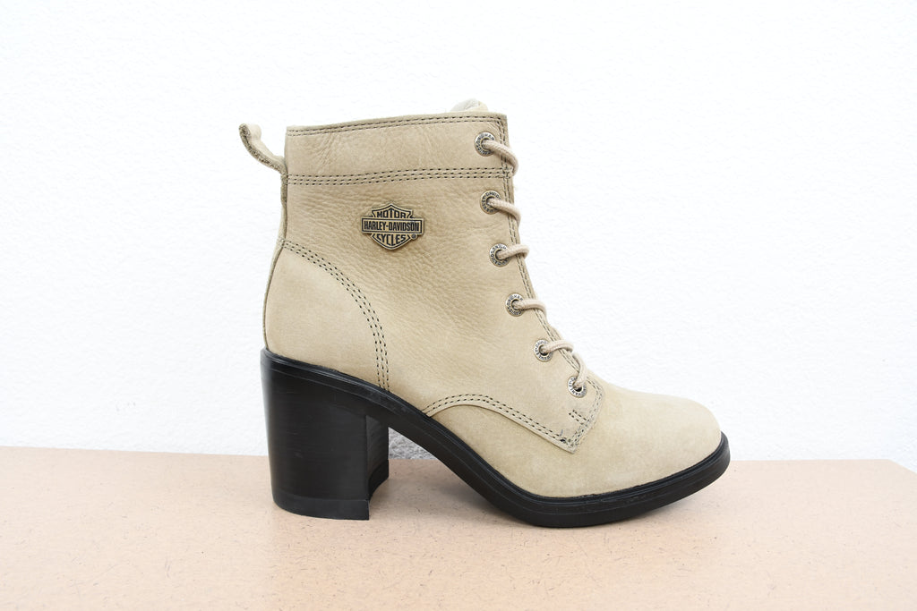 Licensed Product Womens Corby Lace Tan Leather Low Cut Boot