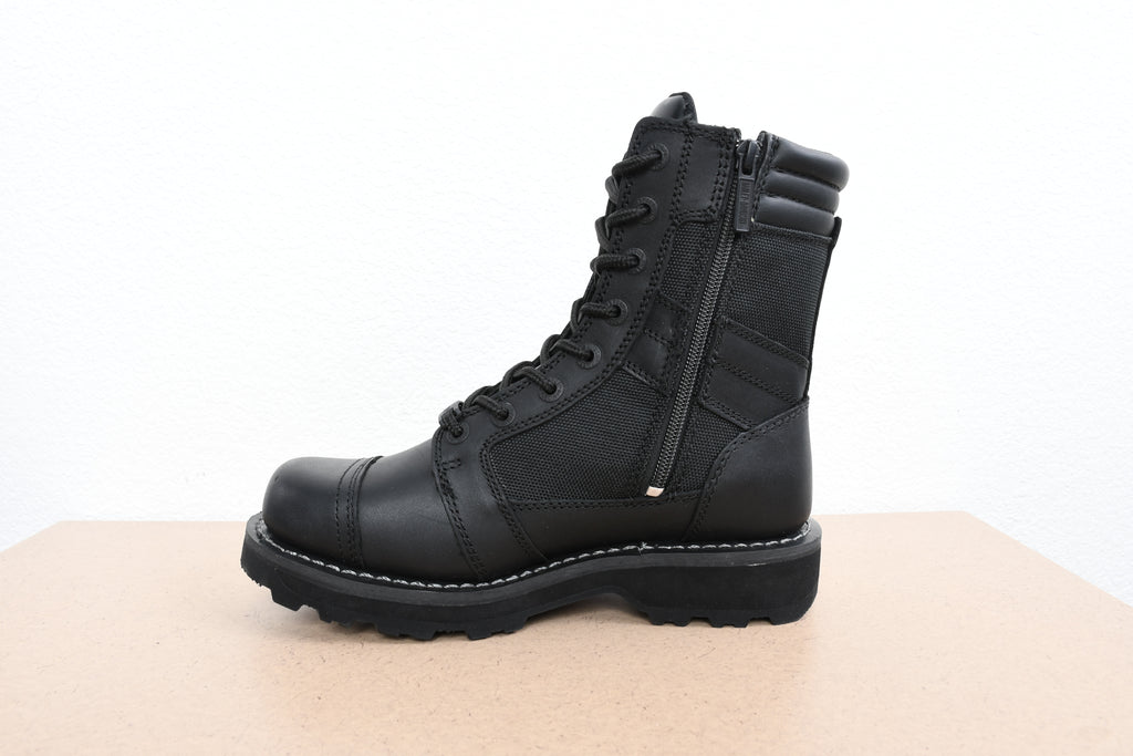 Licensed Product Mens Boxbury Black Leather Mid Cut Boot