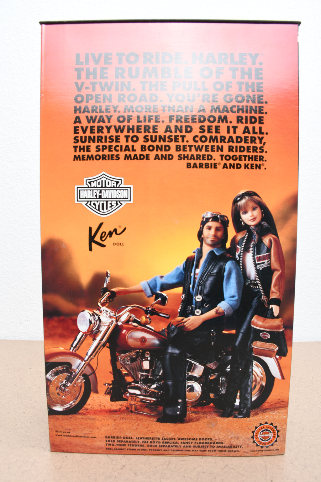 Harley-Davidson Barbie Vintage 1999 Mattel Collector's Edition Ken Doll