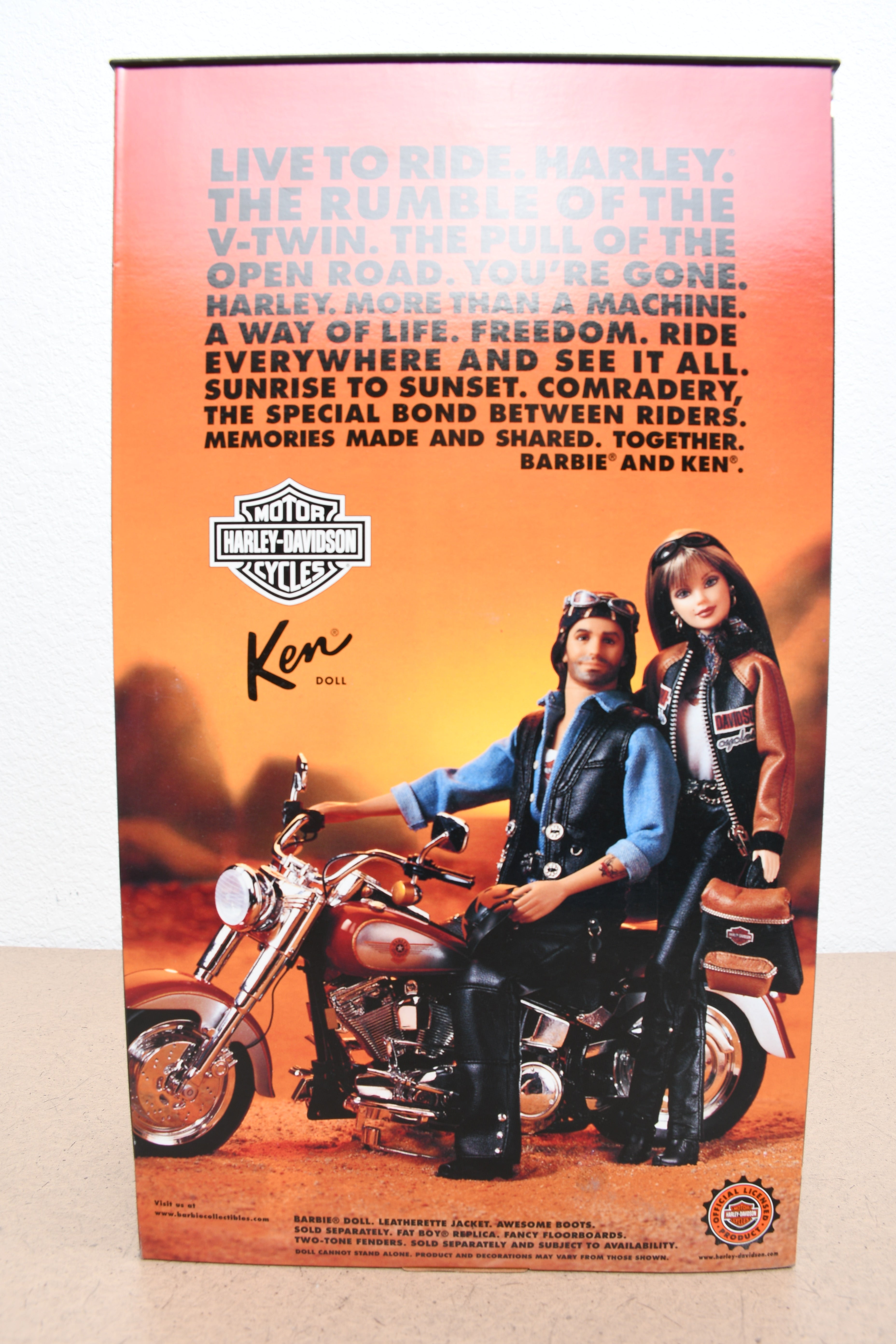 Harley-Davidson Barbie Vintage 1999 Mattel Collector's Edition Ken Doll