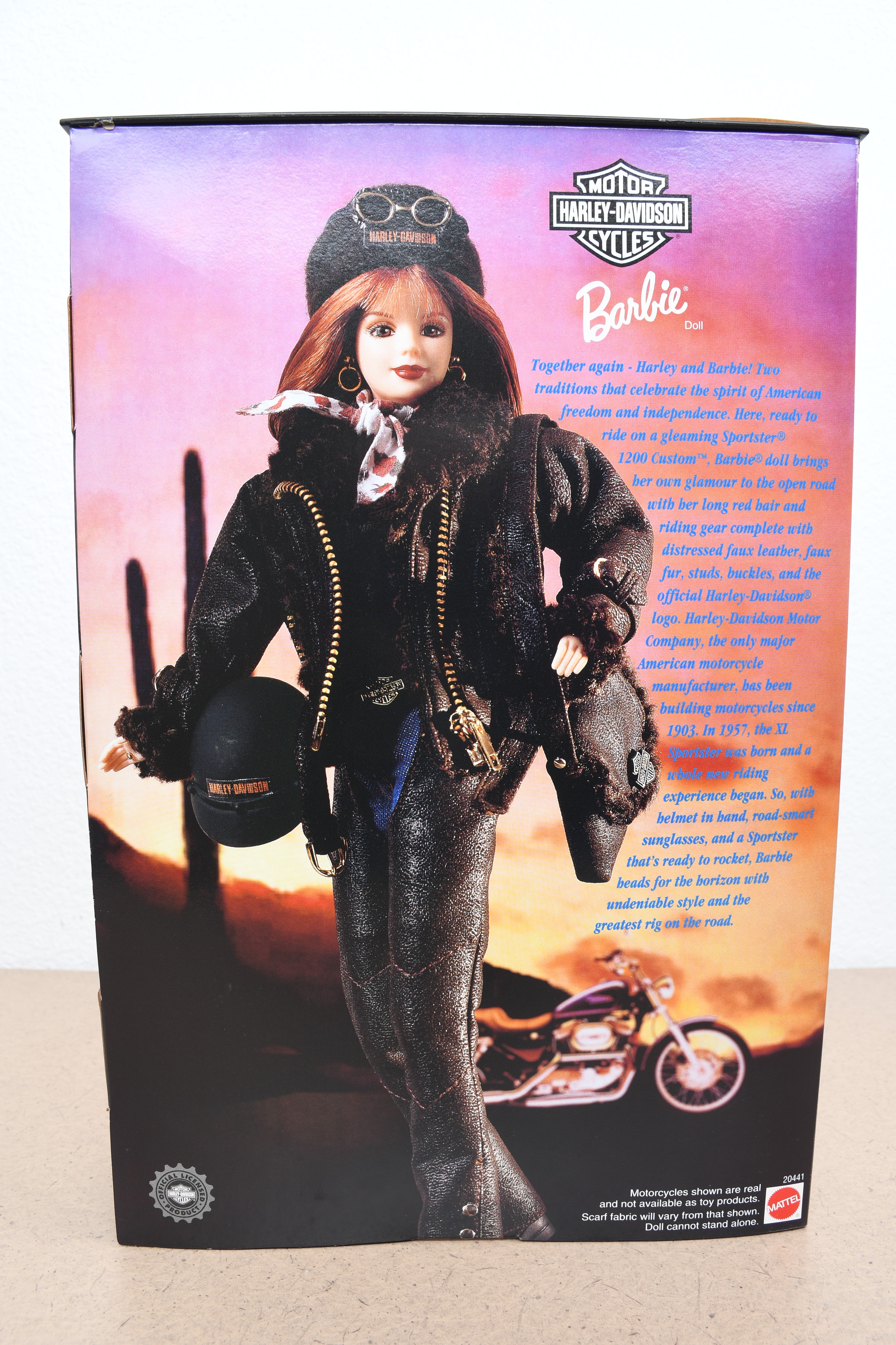 Harley-Davidson Barbie Vintage 1998 Mattel Collector's Edition Doll #2 Secondary image