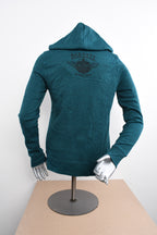 Licensed Product Womens Abyss 03 Full Zip Blue Long Sleeve Hoodie