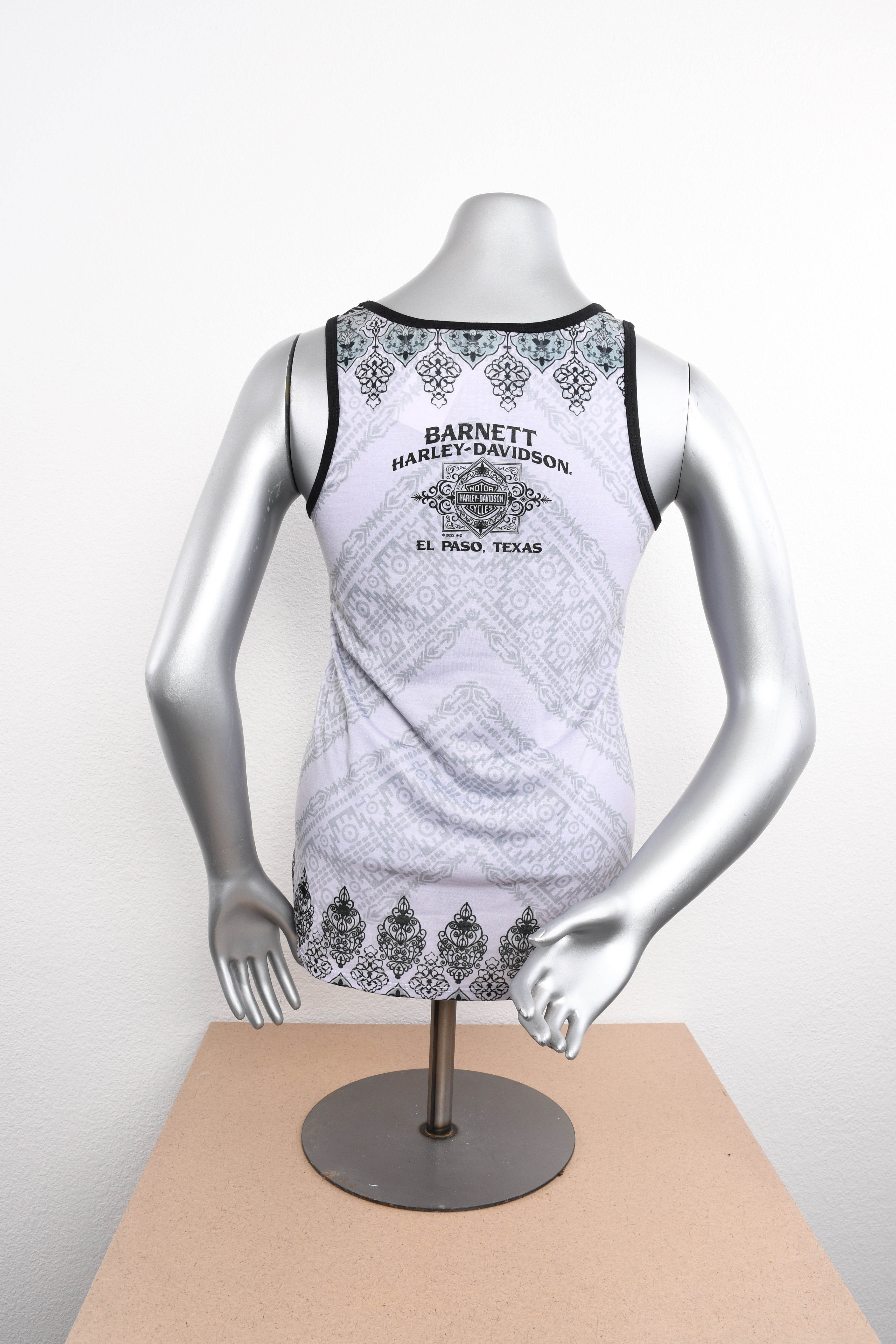 Licensed Product Womens Kaleidoscope Sublimated White Sleeveless Tank Secondary image