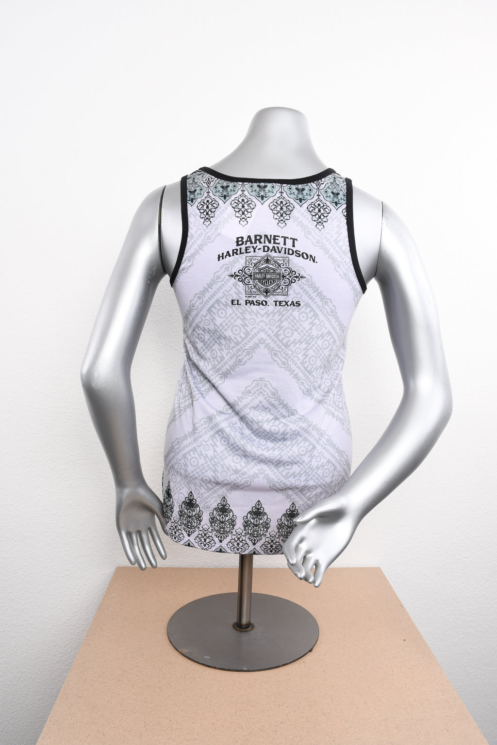 Licensed Product Womens Kaleidoscope Sublimated White Sleeveless Tank