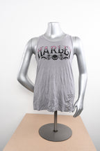 Licensed Product Womens Aliance Willie G Skull Grey Sleeveless Tank