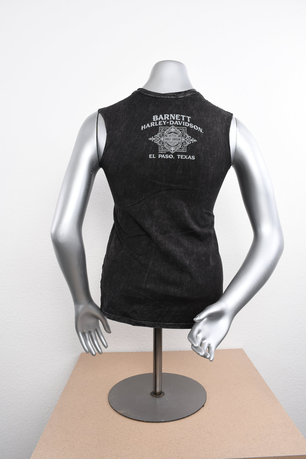 Licensed Product Womens MC Dash Race Flag Black Sleeveless Muscle T-Shirt