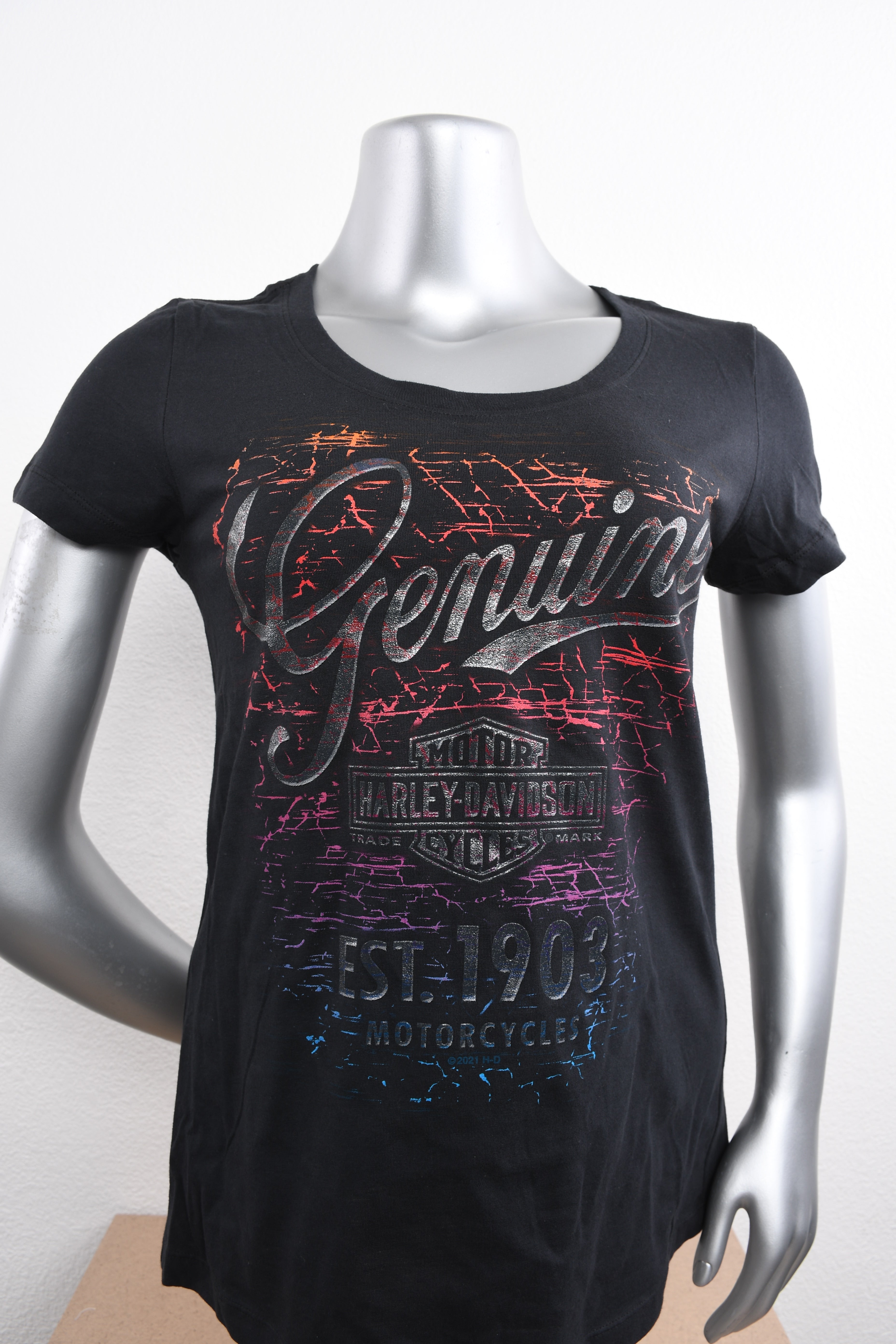 Licensed Product Womens Cipher Black Short Sleeve T-Shirt Main image