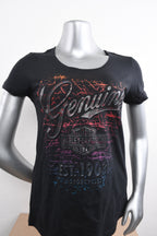 Licensed Product Womens Cipher Black Short Sleeve T-Shirt