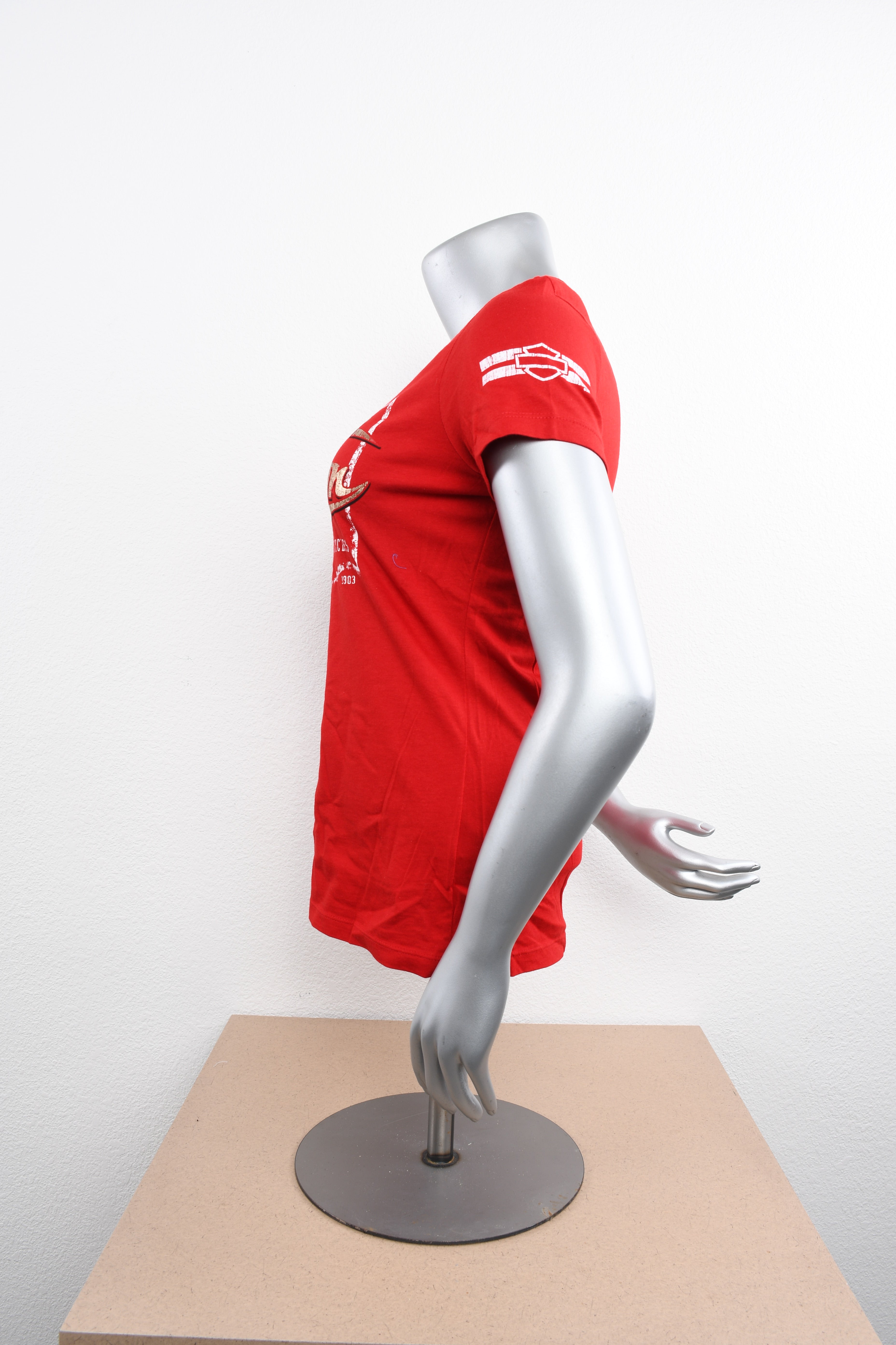 Licensed Product Womens Gilded Sport Foil Print Red Short Sleeve T-Shirt Secondary image