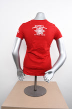 Licensed Product Womens Gilded Sport Foil Print Red Short Sleeve T-Shirt