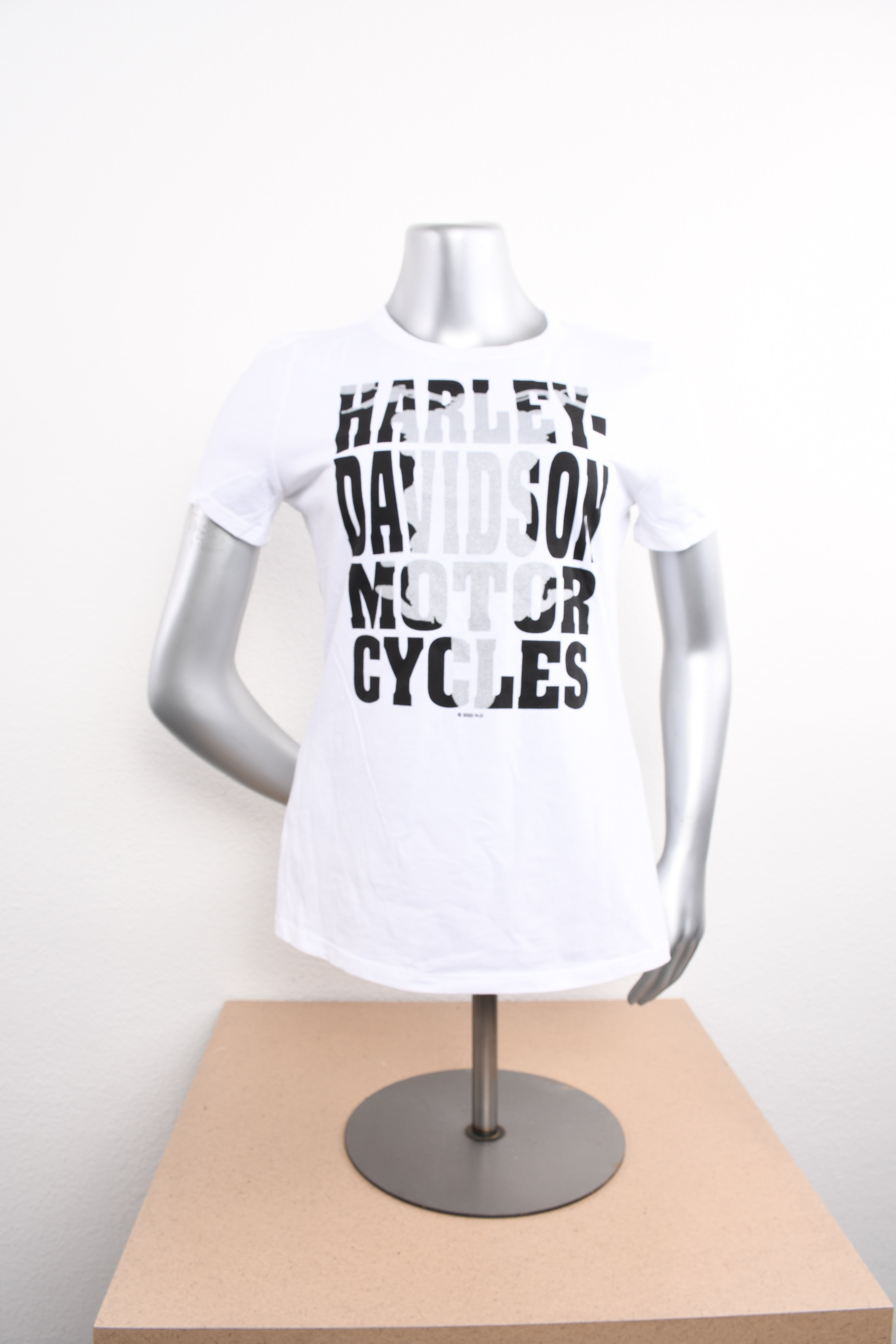 Licensed Product Womens Internal MC Silhouette White Short Sleeve T-Shirt