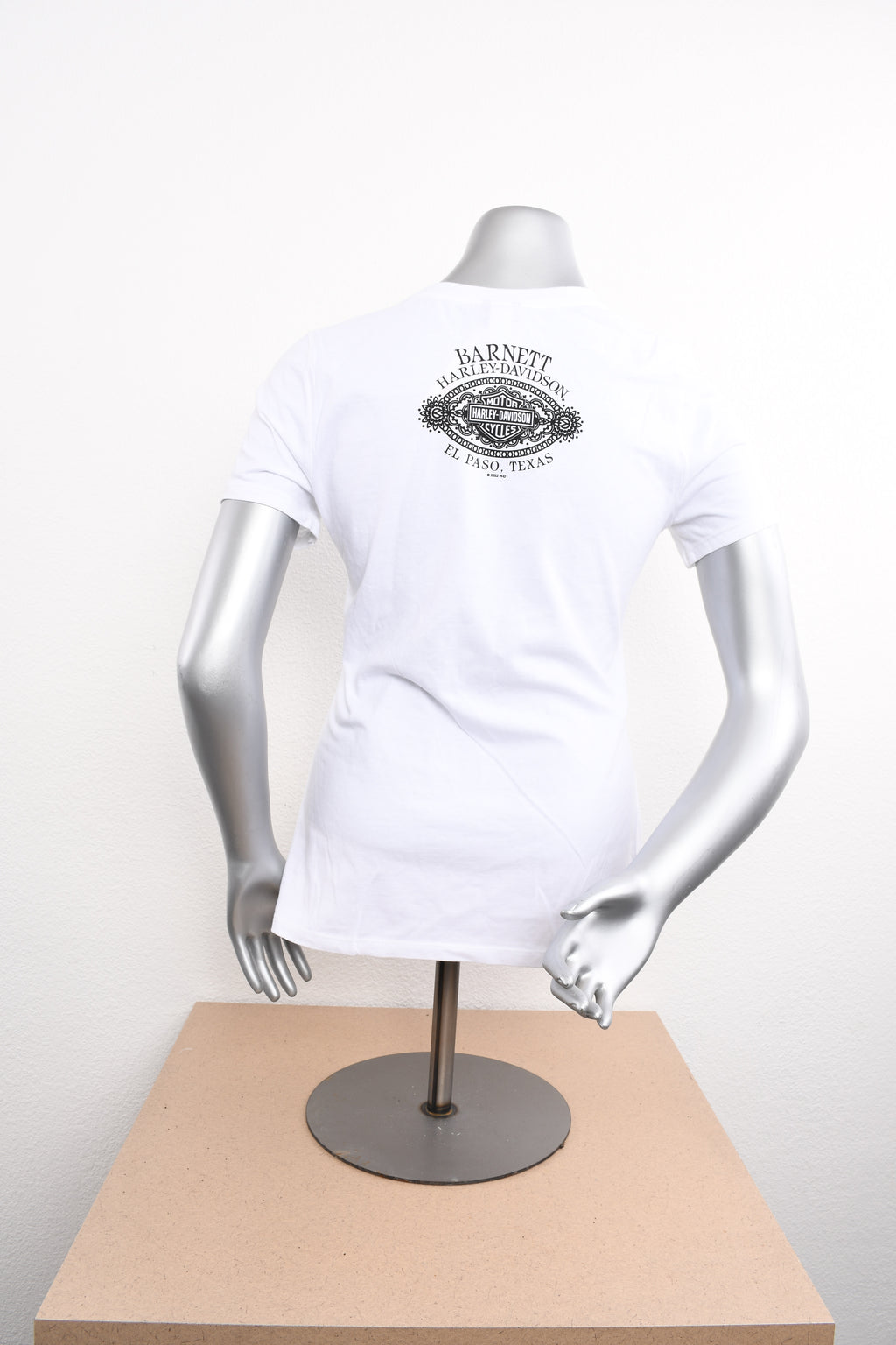 Licensed Product Womens Internal MC Silhouette White Short Sleeve T-Shirt