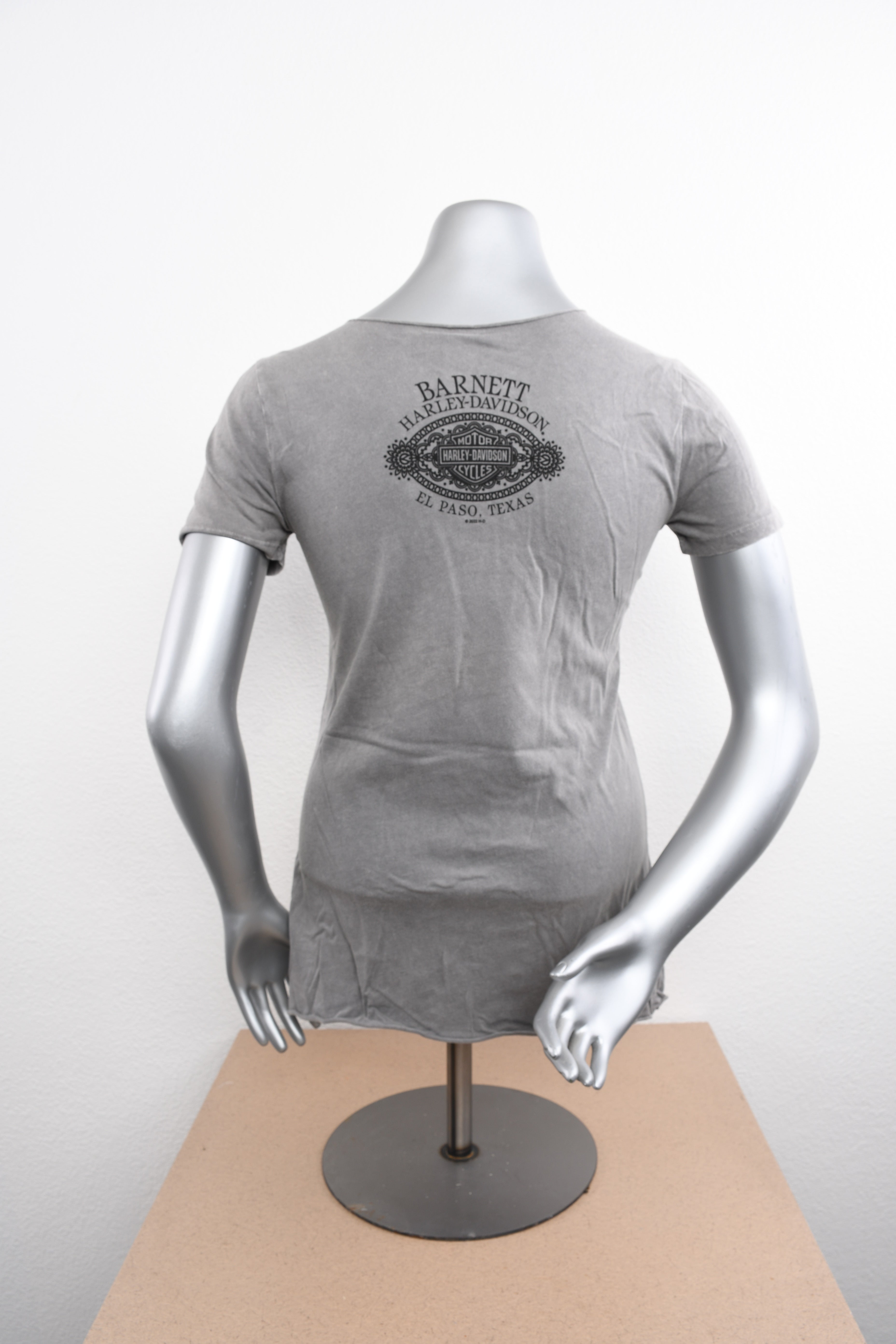 Licensed Product Womens Chance Winged Mineral Wash Grey Short Sleeve T-Shirt Secondary image