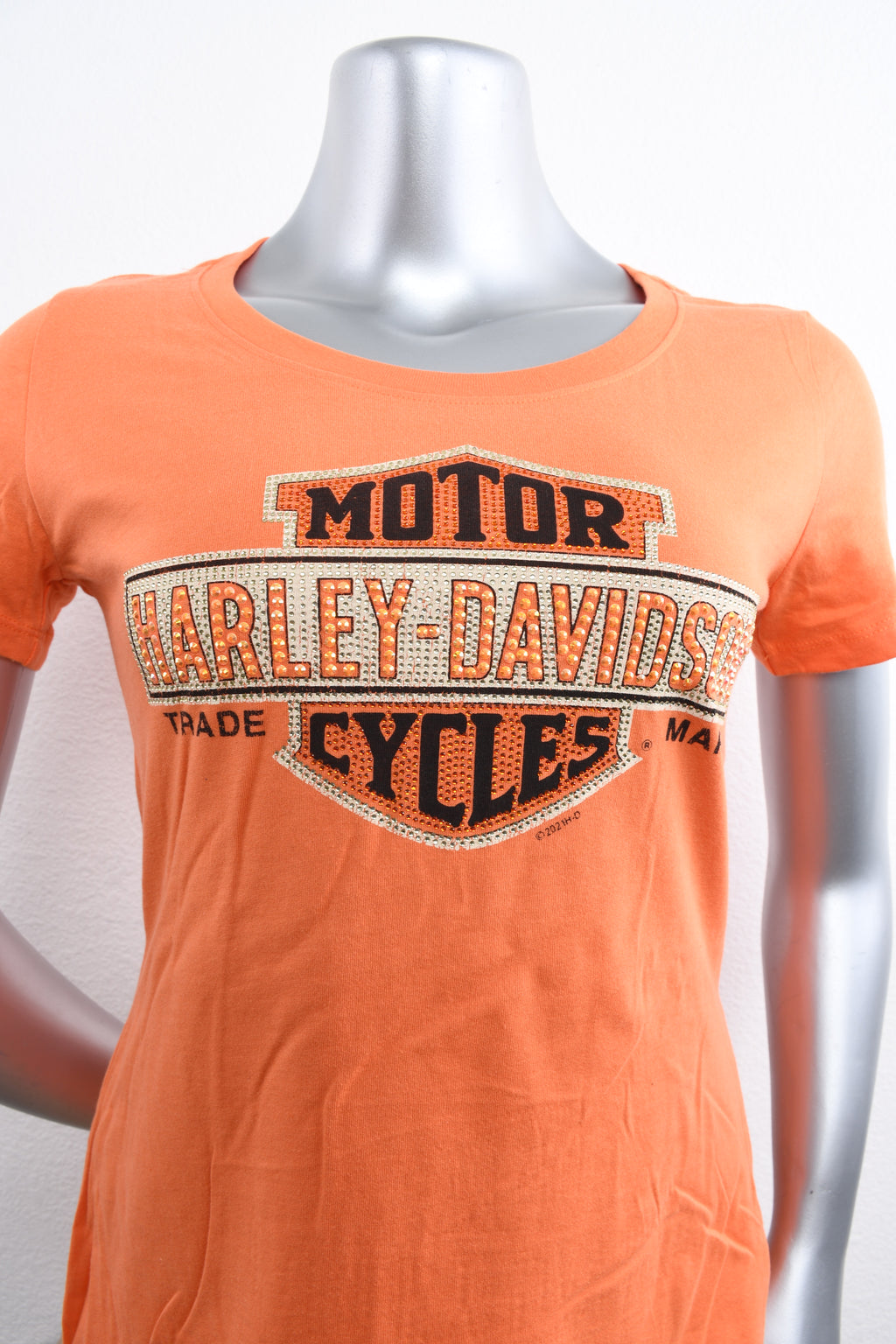 Licensed Product Womens Multiply Bling Orange Short Sleeve T-Shirt