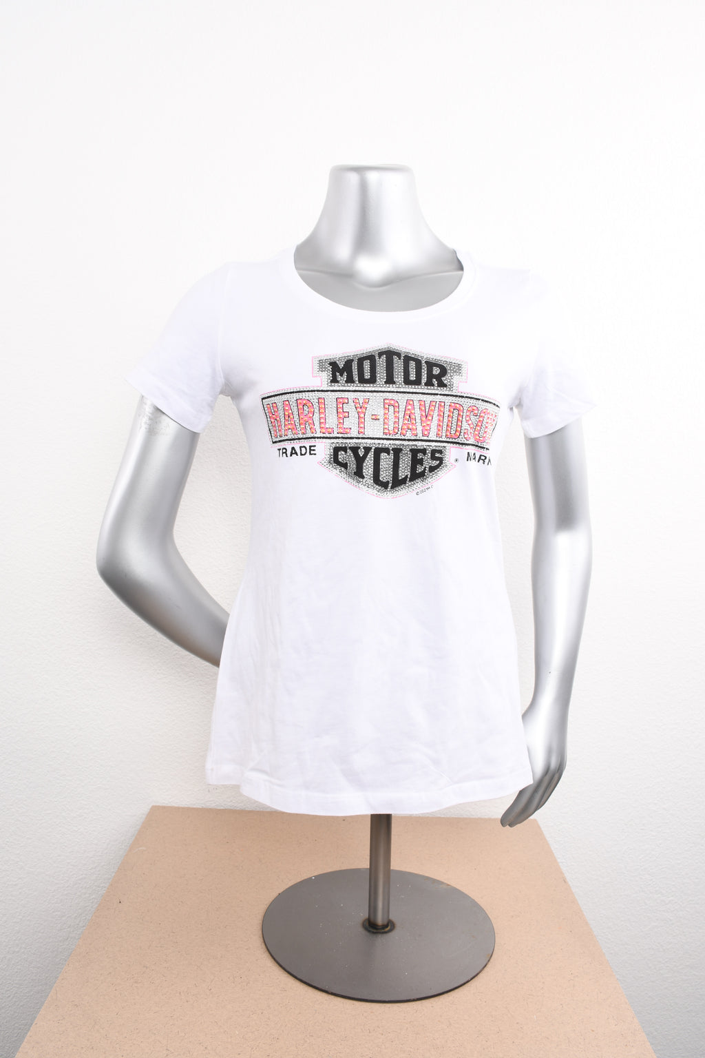 Licensed Product Womens Multiply Bling White Short Sleeve T-Shirt