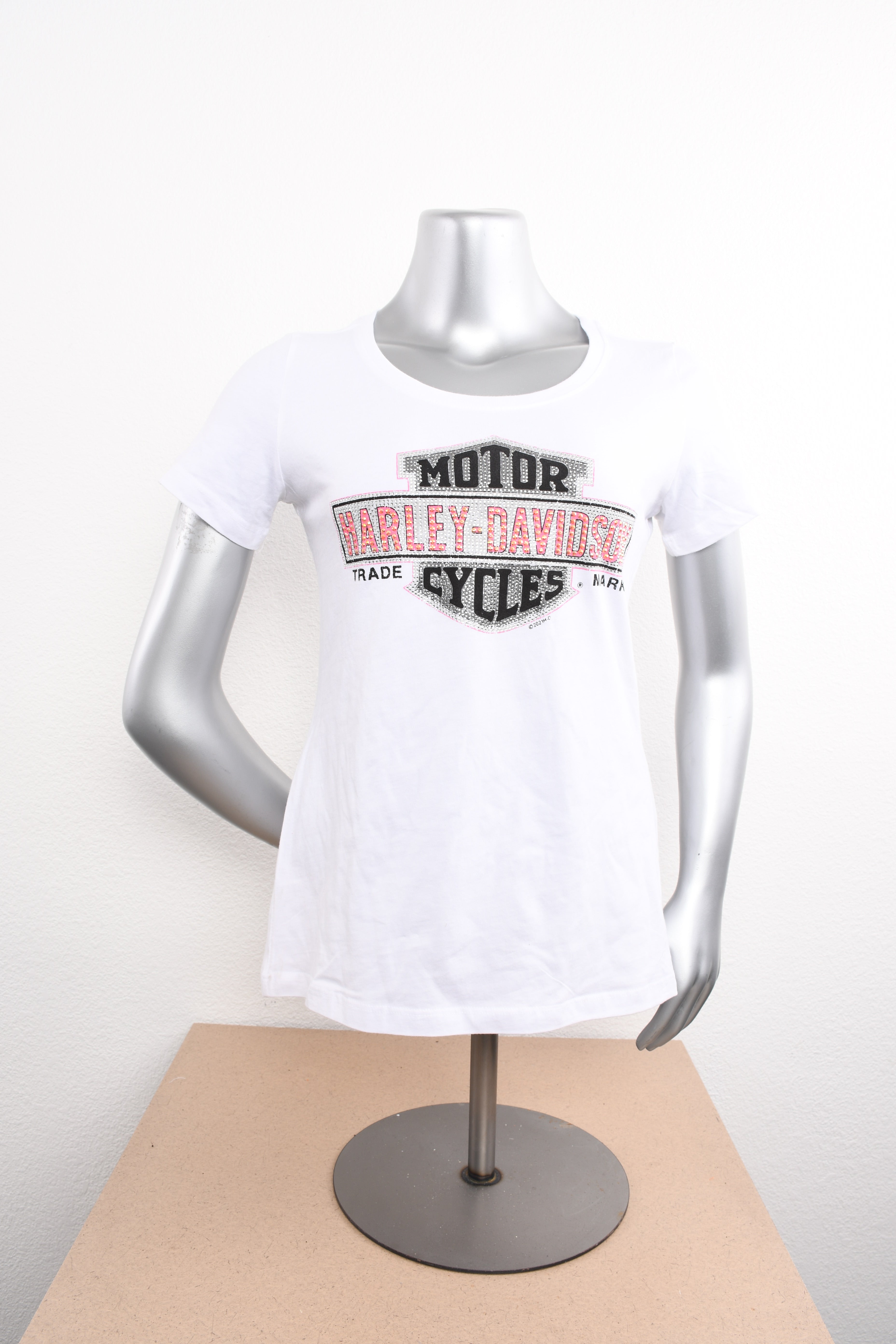 Licensed Product Womens Multiply Bling White Short Sleeve T-Shirt