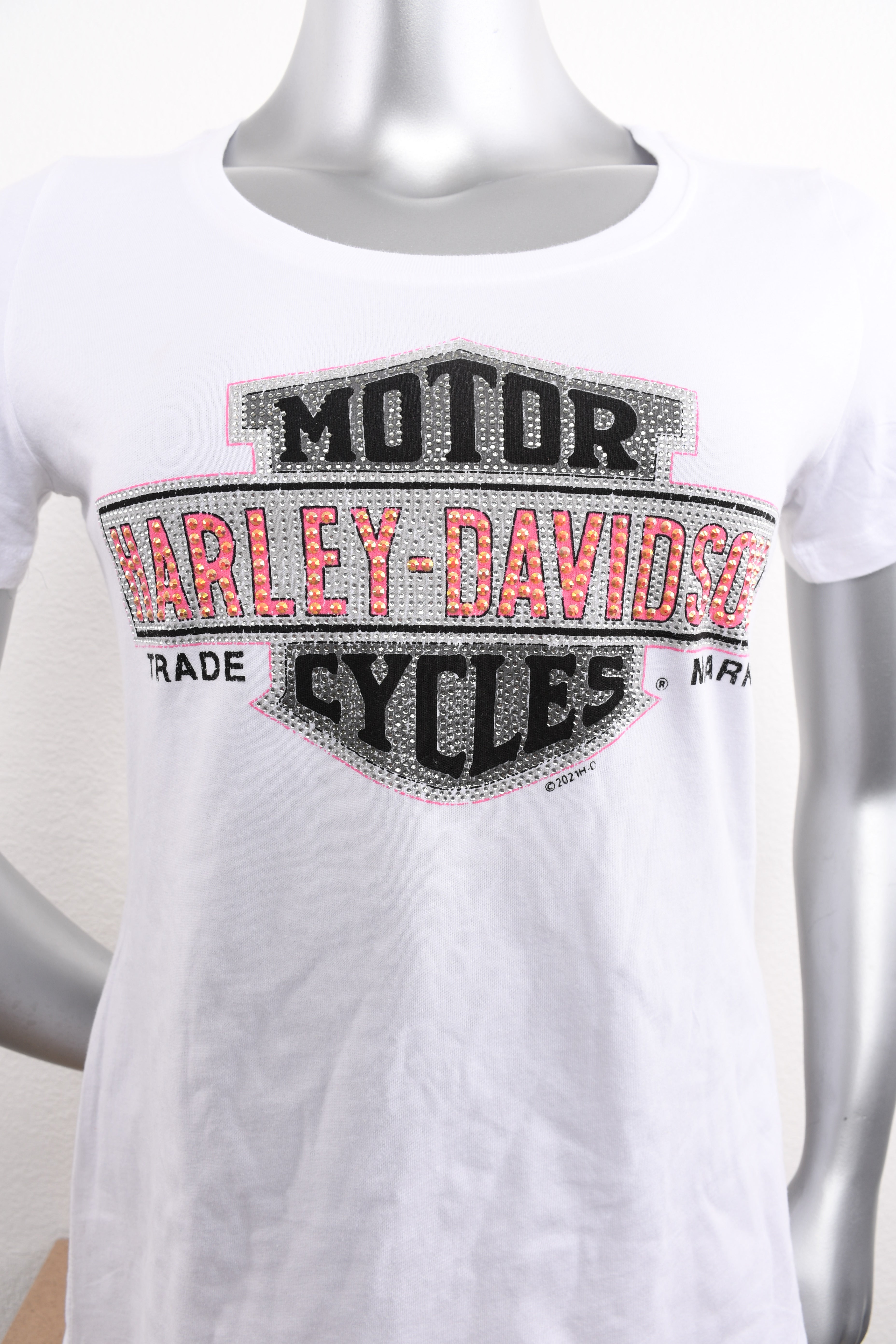 Licensed Product Womens Multiply Bling White Short Sleeve T-Shirt