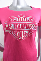 Licensed Product Womens Outstanding Foil Pink Short Sleeve T-Shirt